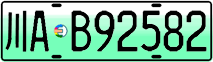 License plate of China, Electric vehicles