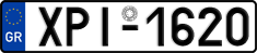 License plate of Greece, Cars