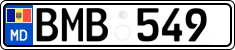 License plate of Moldova, Cars (2015)