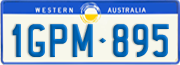 Western Australia, Regular plates