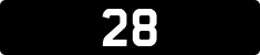 License plate of Guernsey, Regular plates
