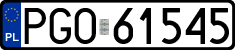 License plates of Poland, Regular car plates