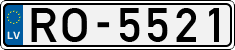 License plate of Latvia, Regular car plates