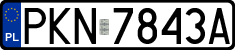 License plates of Poland, Regular car plates