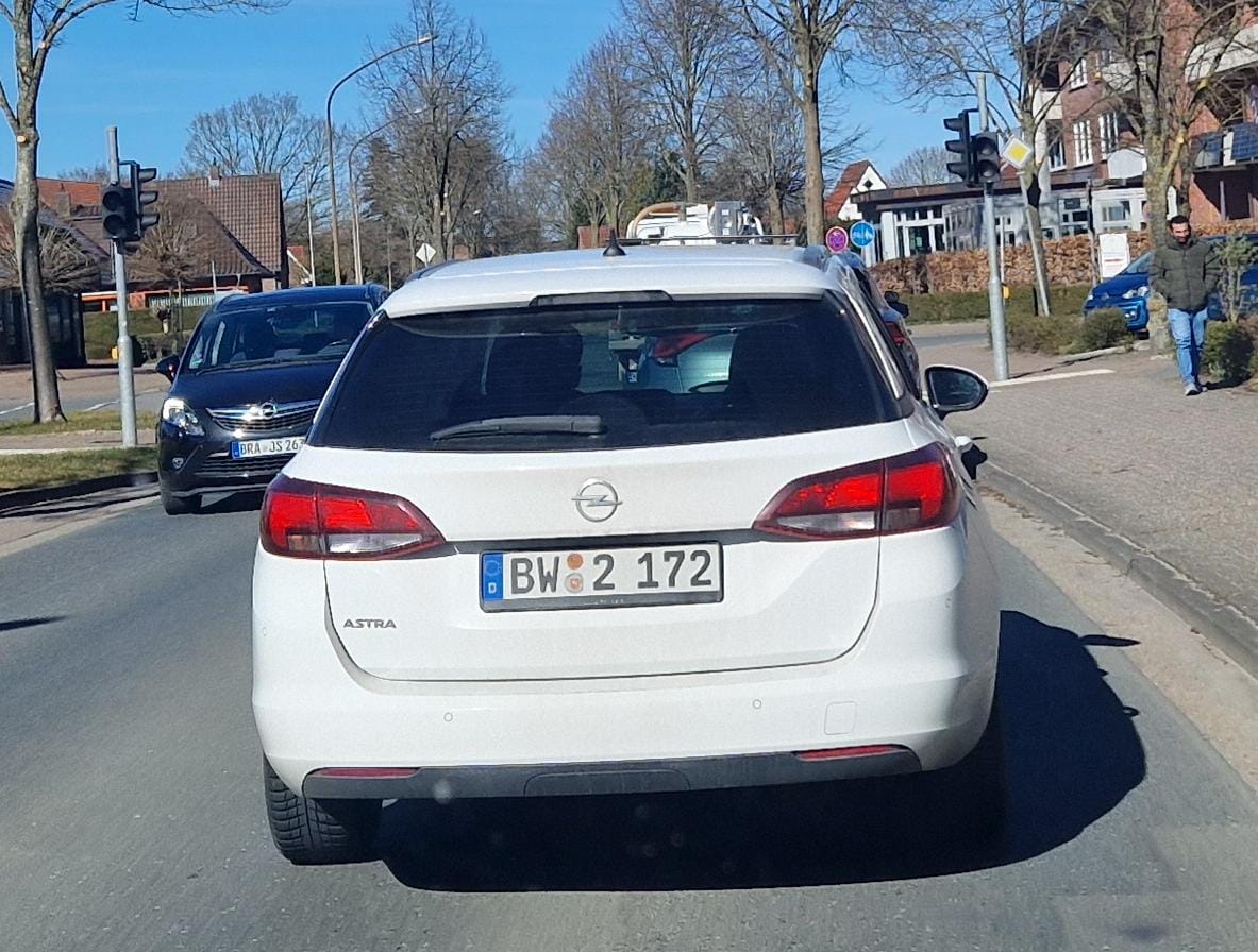 BW 2 172, Opel Astra 5th gen Sports Tourer (K; B16), 2015–2022