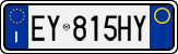License plate of Italy, Cars (1994 year series)