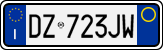 License plate of Italy, Cars (1994 year series)