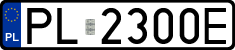 License plates of Poland, Regular car plates