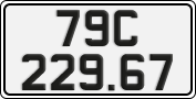 License plate of Vietnam, Cars