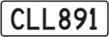 License plate of New Zealand, ABC1(23)