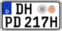 German license plate, Plates for oldtimers (type 