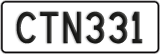 License plate of New Zealand, ABC1(23)