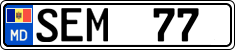 License plate of Moldova, Cars (2015)
