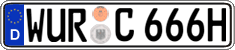 German license plate, Plates for oldtimers (type 