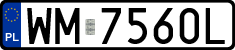 License plates of Poland, Regular car plates