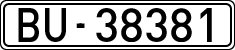 License plates of Spain, 1900 year series