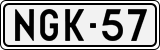 License plate of Finland, Cars