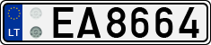 License plate of Lithuania, Electric vehicles