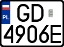 License plates of Poland, Regular car plates