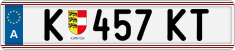 License plate of Austria, Regular plates