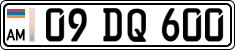 License plate of Armenia, Private owners