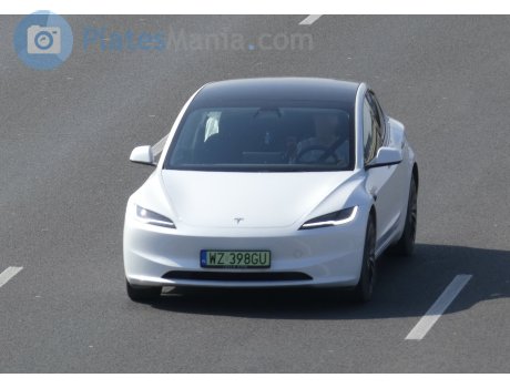 WZ 398GU, Tesla Model 3