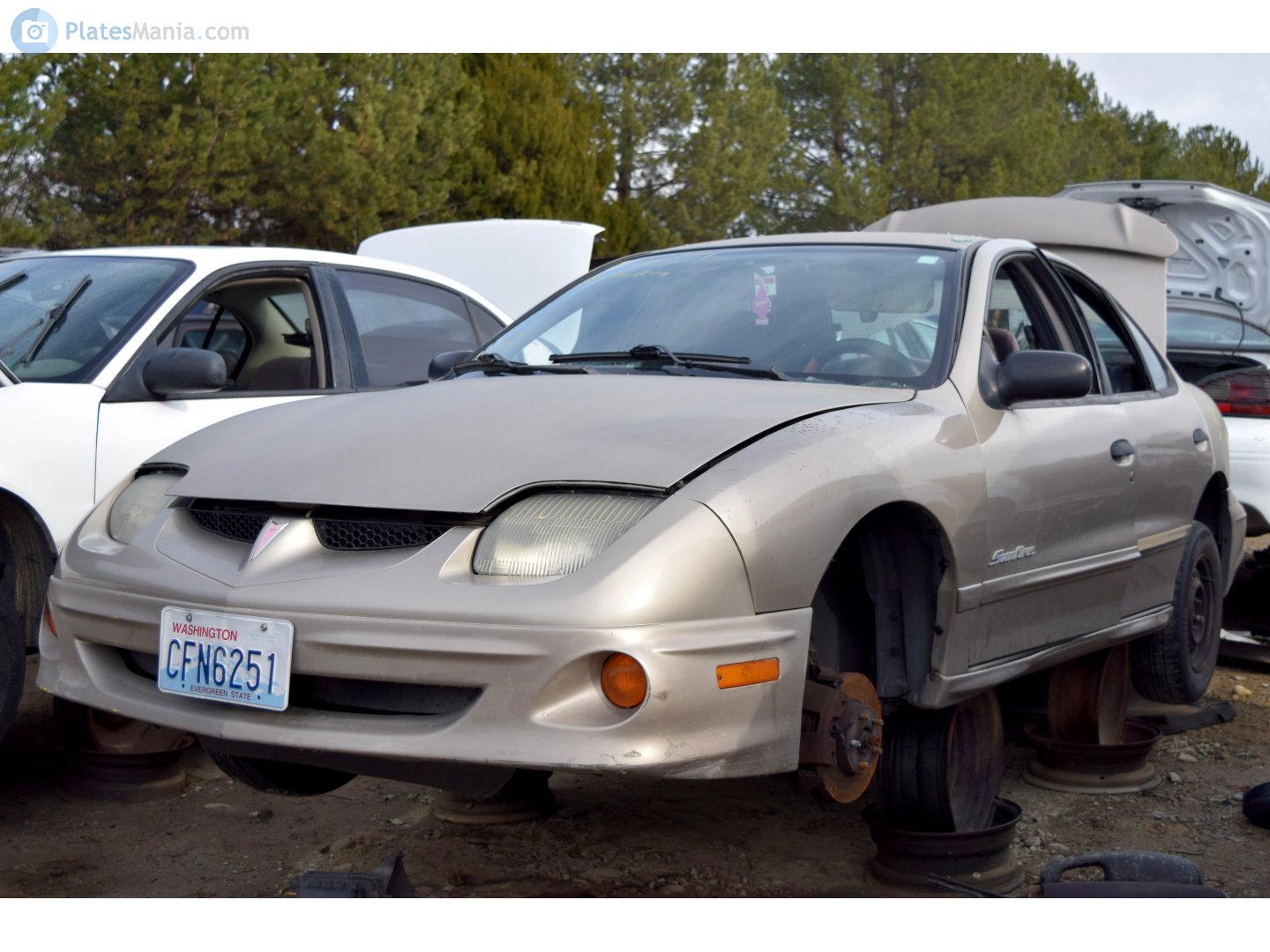 CFN6251, Pontiac Sunfire 1st gen, 1st facelift, Sedan, 2000-2002