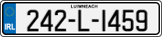 License plate of Ireland, Regular plates