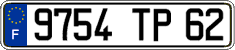 French license plate, FNI
