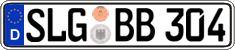 German license plate, Regular plates