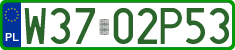 License plates of Poland, Professional plates