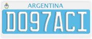 License plate of Argentina, Diplomatic