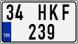 License plate of Turkey, Regular plates