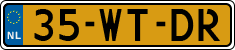 License plate of the Netherlands, Trailers