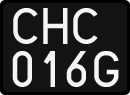 License plates of Poland, 1976 year system