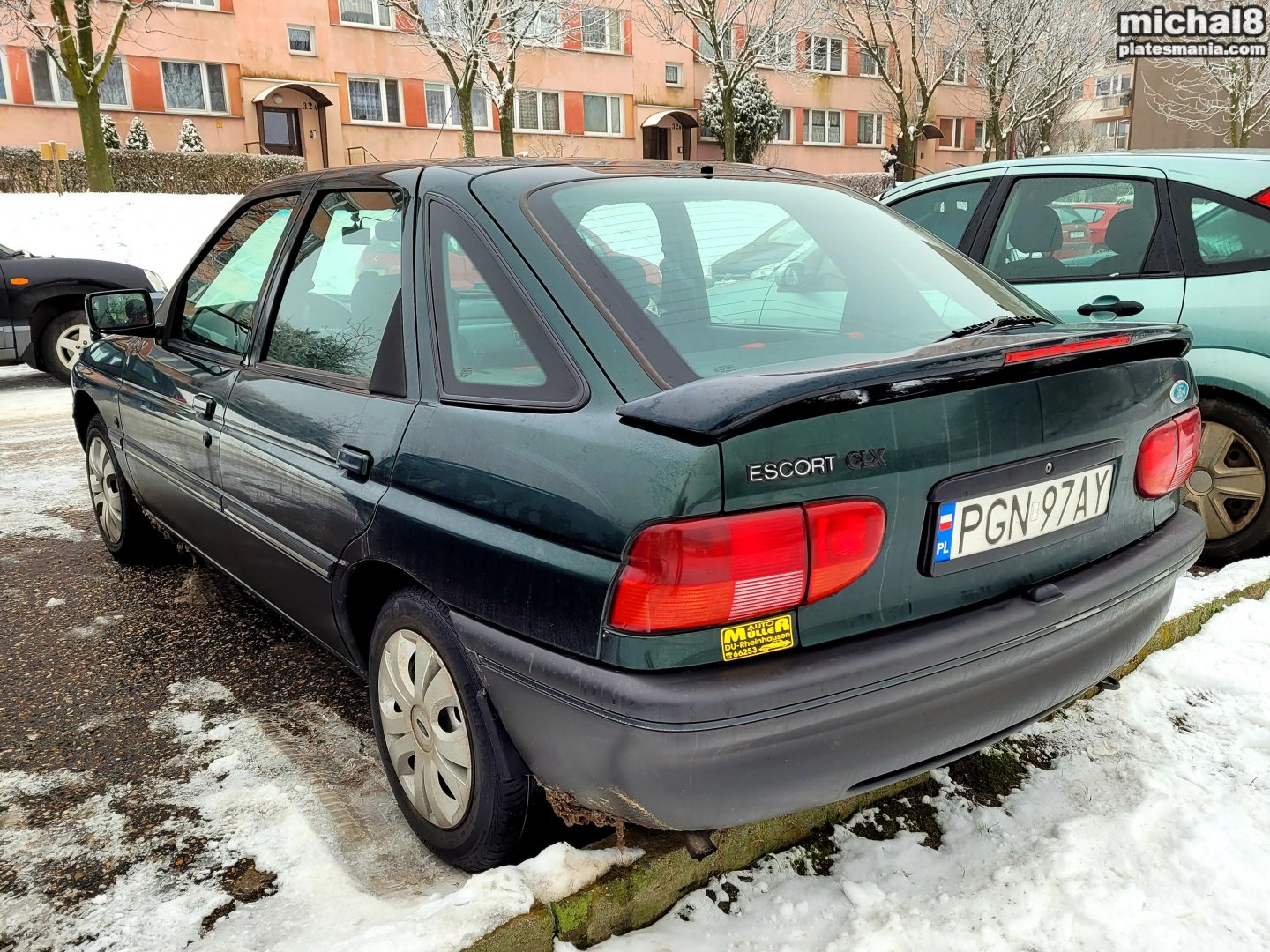 PGN 97AY, Ford Escort 5th gen 5-door Hatch (AAL; Global-market), 1990–1995 (–1996 for LATAM-market)