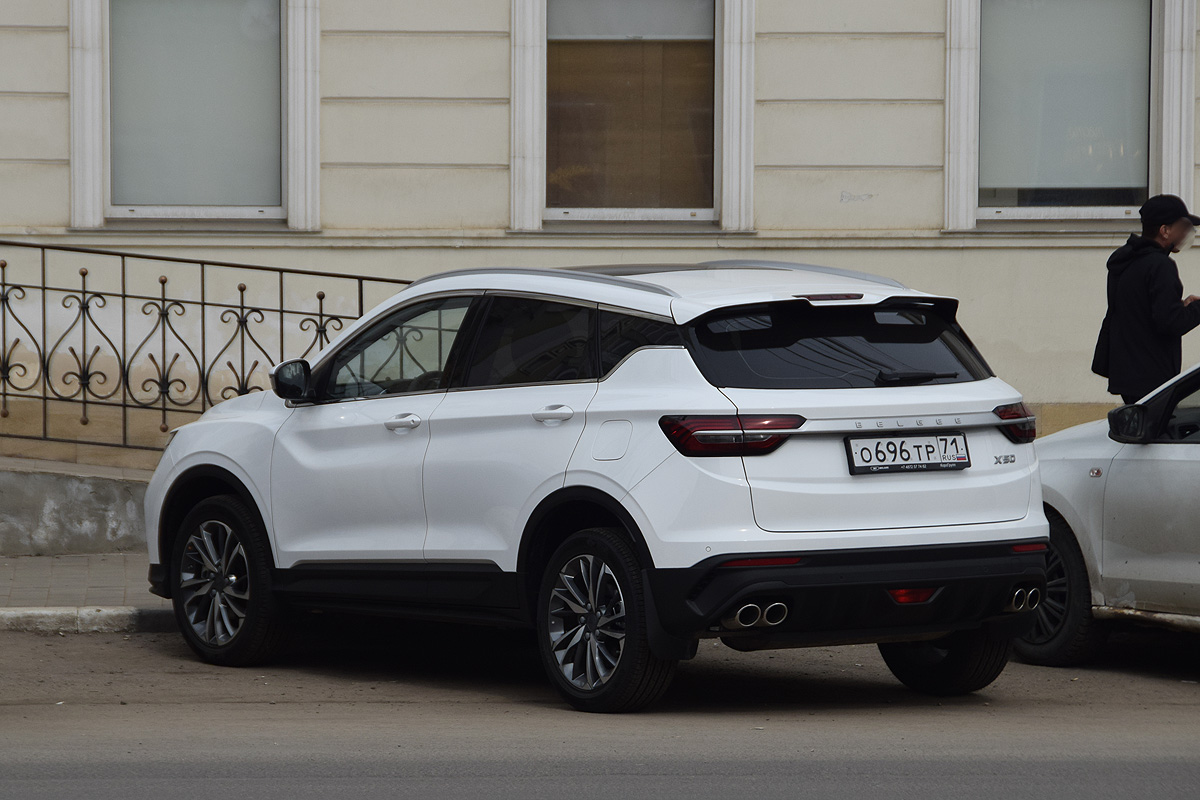 о 696 тр 71, BelGee X50 2023– (rebadged Geely Coolray)