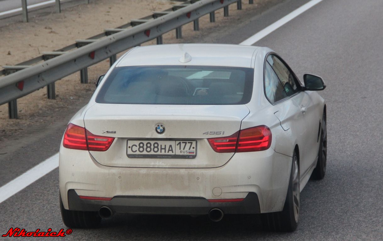 с 888 на 177, BMW 4 Series 1st gen Coupé (F32), 2013–2020