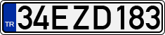 License plate of Turkey, Regular plates