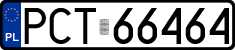 License plates of Poland, Regular car plates