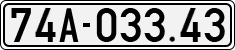 License plate of Vietnam, Cars