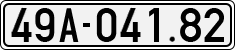 License plate of Vietnam, Cars