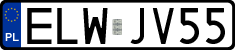 License plates of Poland, Regular car plates