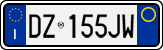 License plate of Italy, Cars (1994 year series)
