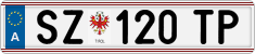 License plate of Austria, Regular plates