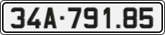 License plate of Vietnam, Cars