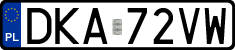 License plates of Poland, Regular car plates
