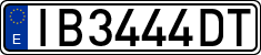 License plates of Spain, 1971 year series