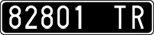 License plate of Italy, Cars (1927 year series)