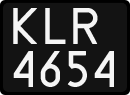 License plates of Poland, 1976 year system